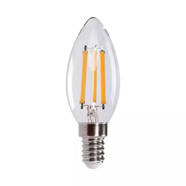 Ampoules LED E14, LED E14 Bougie Ampoule Blanc Froid 6000K, 6w 600Lumens,  Équivalent à 60W Halogènes Lampes, C37 LED[S6] - Cdiscount Maison