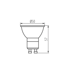 Spot LED 7W Dimmable GU10 PAR16 575lm (60W) 110° - Blanc du Jour 6500K