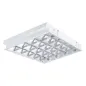 Dalle avec Grille encastrable 625x595mm pour Tubes LED T8 4x18W Max REGIS