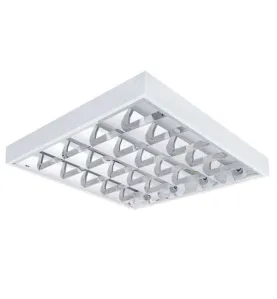 Dalle avec Grille saillie 615x615mm pour Tubes T8 4x18W Max