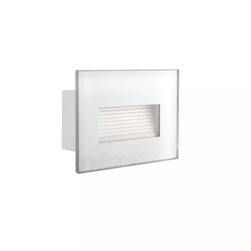 Mini Spot Rectangulaire 3W Étanche IP44 AC220-240V Blanc GLASI - Blanc Chaud 3000K