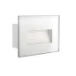 Mini Spot Rectangulaire 3W Étanche IP44 AC220-240V Blanc GLASI - Blanc Chaud 3000K