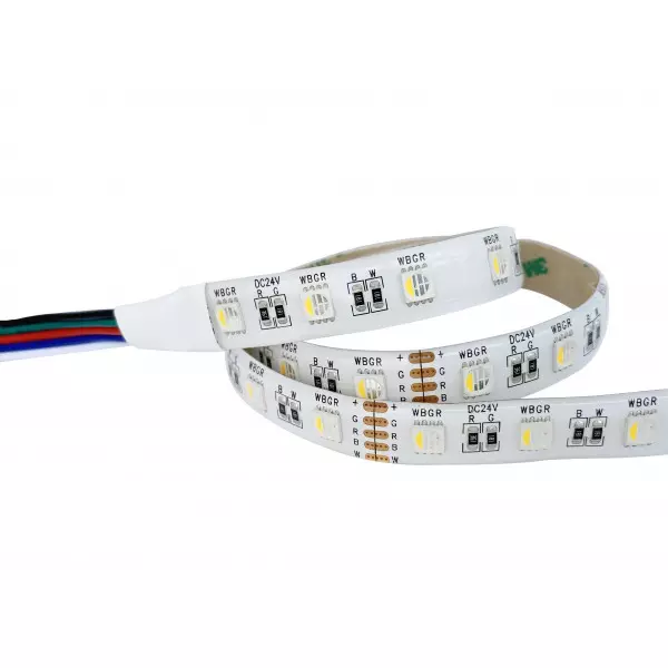 Kit Ruban LED 12V 60led/m 5m IP65 RGB avec controleur et bloc  d'alimentation