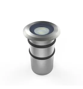 Spot LED Encastrable Sol 1W 100lm 60° Étanche IP68 - Bleu