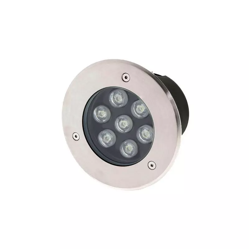 Spot LED Encastrable 7W 560lm 18° Ø150mm Étanche IP65 - Blanc Chaud 2700K