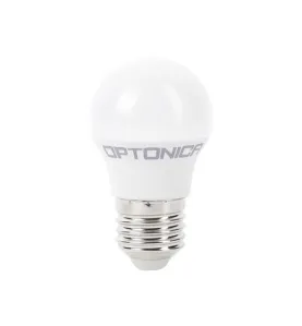 Ampoule LED E27 G45 6W  équivalent à 50W - Blanc Chaud 2700K