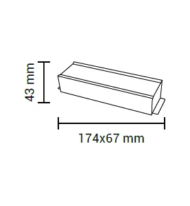 Alimentation LED DC12V 60W 5A Étanche IP67