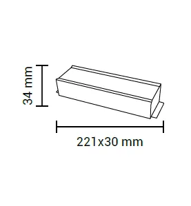 Alimentation LED DC12V 30W 2,5A Étanche IP67