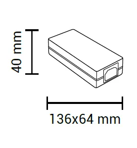 Alimentation LED DC12V 80W 6.5A Non-Étanche IP20