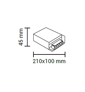 Alimentation LED DC24V 100W 4.2A Non-Étanche IP20