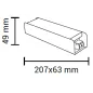 Alimentation LED DC12V 150W 12.5A Non-Étanche IP20