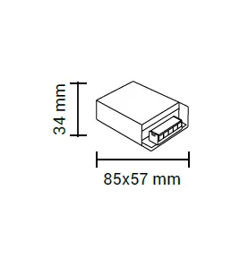 Alimentation LED DC12V 24W 2A Non-Étanche IP20