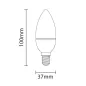 Ampoule LED E14 3,7W 320lm (29,6W) 180° - Blanc Chaud 2700K