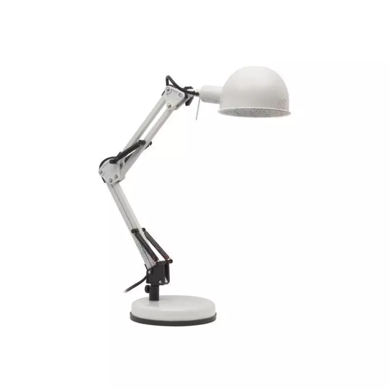 Lampe de bureau 40W Blanc - culot E14