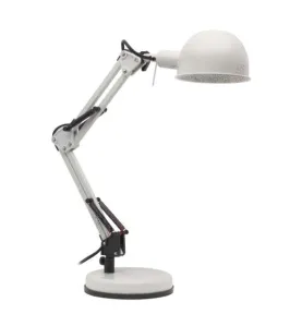 Lampe de bureau 40W Blanc - culot E14