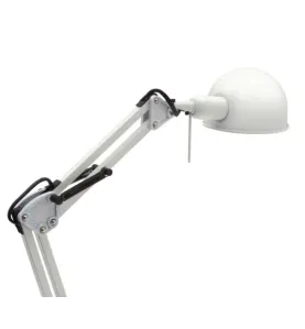 Lampe de bureau 40W Blanc - culot E14