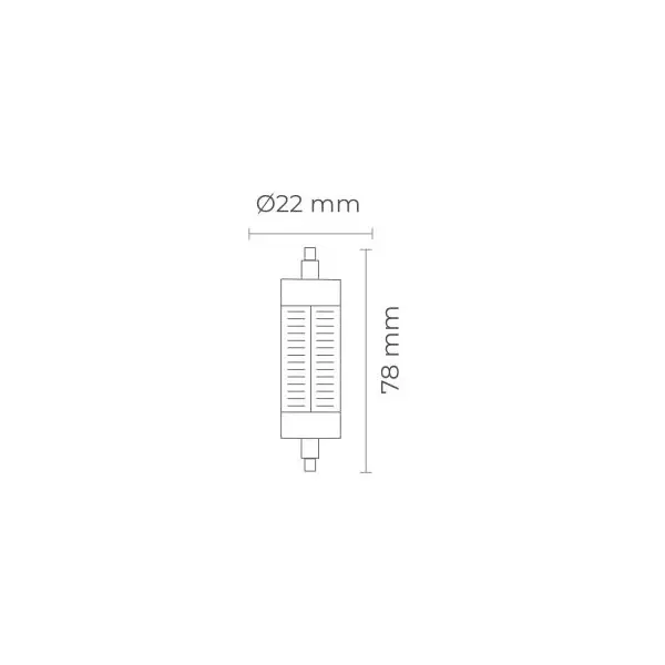Accessoires Energie - Ampoule Halogène R7s - 118mm - 150w