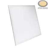 Dalle LED 36W 210W 3600lm Carré Blanc 620mmx620mm - Blanc Chaud 2700K