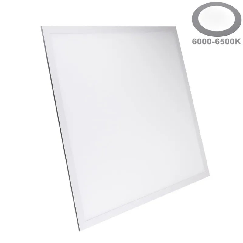 Dalle LED 36W 210W 3600lm Carré Blanc 620mmx620mm - Blanc du Jour 6000K