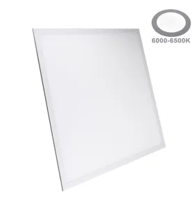 Dalle LED 36W 210W 3600lm Carré Blanc 620mmx620mm - Blanc du Jour 6000K