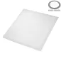 Dalle LED 36W 210W 3600lm Carré Blanc 620mmx620mm - Blanc du Jour 6000K