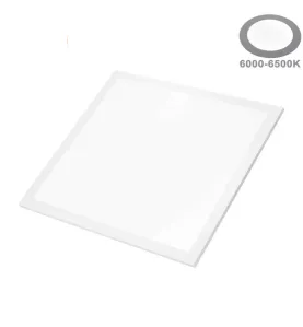 Dalle LED 36W 210W 3600lm Carré Blanc 620mmx620mm - Blanc du Jour 6000K