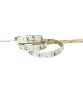 Ruban LED Blanc 24V haute luminosité 120 LED/m étanche 25W/m 5m - Blanc du Jour 6000K