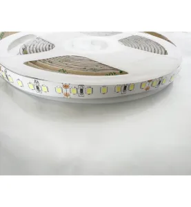 Ruban LED Blanc 24V haute luminosité 120 LED/m étanche 25W/m 5m - Blanc du Jour 6000K