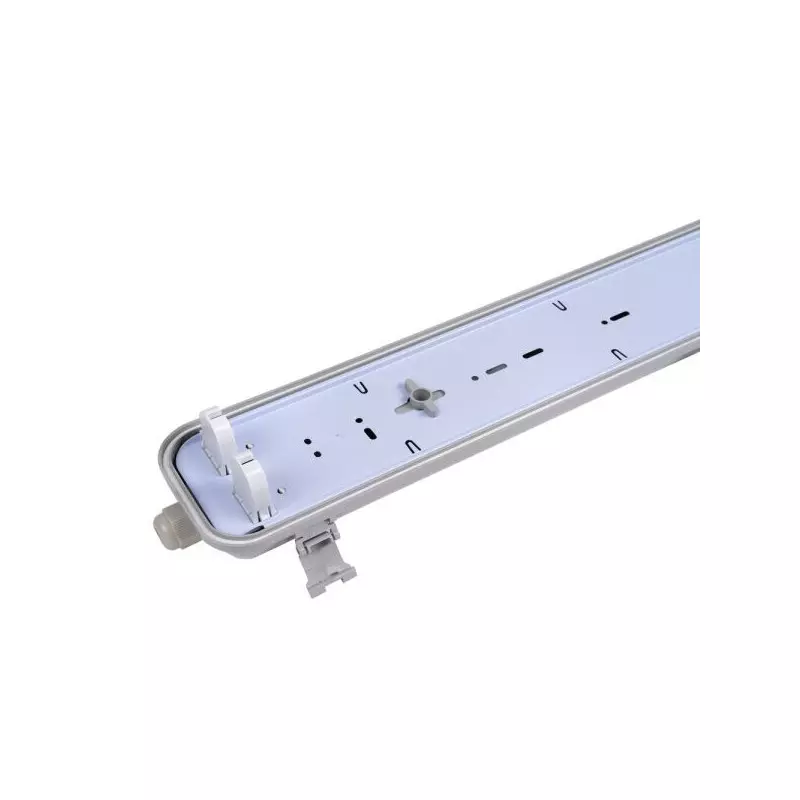 Boitier Étanche IP65 pour Double Tube LED T8 2x600mm