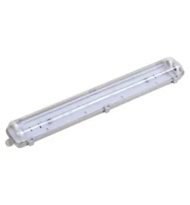 Boitier Étanche IP65 pour Double Tube LED T8 2x600mm