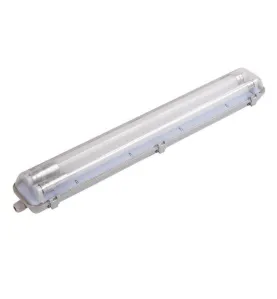 Boitier Double Tubes LED T8 2x9W 1600lm (2x18W) 1200mm Étanche IP65 - Blanc Naturel 4500K