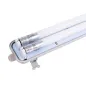 Boitier avec Double Tubes LED T8 2x18W 3200lm (2x36W) 1200mm Étanche IP65 - Blanc Naturel 4500K