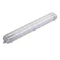 Boitier avec Double Tubes LED T8 2x9W 1600lm (2x18W) 600mm Étanche IP65 - Blanc du 6000K