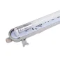 Boitier avec Tube LED T8 9W 800lm 600mm Étanche IP65 - Blanc du Jour 6000K