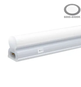 Réglette LED Type T5 20W 1600lm (105W) IP20 1450mm - Blanc du Jour 6000K