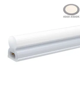 Réglette LED Type T5 12W 920lm (70W) IP20 870mm - Blanc Naturel 4000K