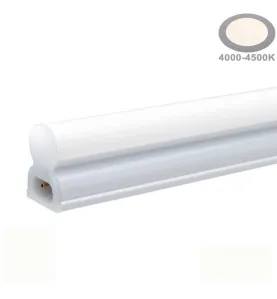 Réglette LED Type T5 20W 1600lm (105W) IP20 1450mm - Blanc Naturel 4000K