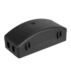 Boitier de connexion pour luminaires ip20 - vide black series solera bk-l