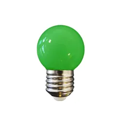 Ampoule LED E27 1,5W Ronde équivalent à 15W - Verde 