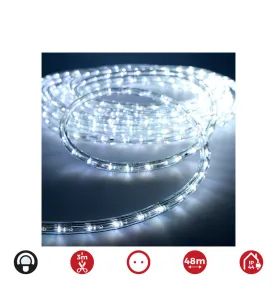 Tube Flexiled LED 2 Voies 1,73W/m 36 LED/m Longueur 48m IP44 - Blanc Froid 6000K ( usage int. ext.)