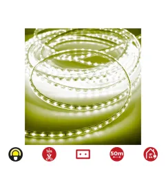 Ruban LED 4,2W/m 60 LED/m 220-240v IP44 50M - Jaune