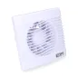 Extracteur d'Air avec Minuteur 15W 39dB 104m³/H Ø10cm 160,5x160,5cm Blanc