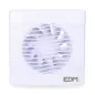 Extracteur d'Air avec Minuteur 15W 39dB 104m³/H Ø10cm 160,5x160,5cm Blanc