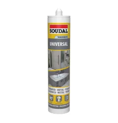 Silicone universelle transparente 280ml 103183 soudal