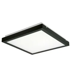 Plafonnier LED 38W à détecteur  Noir - Blanc Naturel 4000K