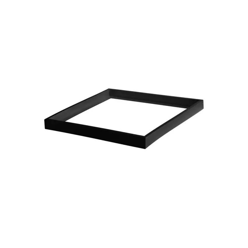 Cadre de Fixation en Saillie Carré pour Dalle LED 600x600mm Noir