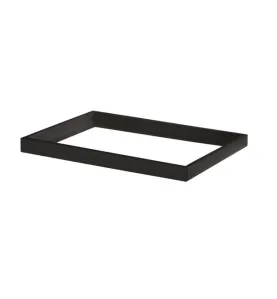 Cadre de Fixation en Saillie Carré pour Dalle LED 600x300mm Noir