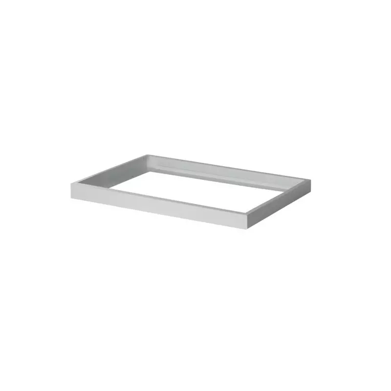 Cadre de Fixation en Saillie Carré pour Dalle LED 600x300mm Argent