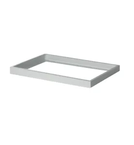 Cadre de Fixation en Saillie Carré pour Dalle LED 600x300mm Argent