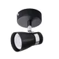 Applique Murale / Plafonnier en Saillie GU10 PAR16 10W Ø80mm IP20 Noir